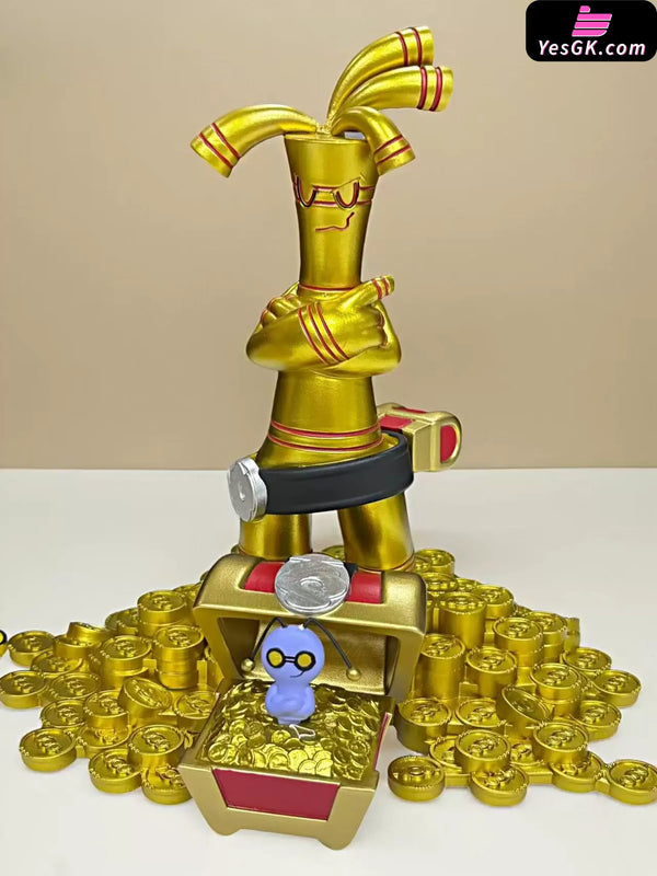 Pokémon Gholdengo & Gimmighoul GK Statue - Ymg Studio [Pre-Order] - Deposit / Gold Color - Pokemon