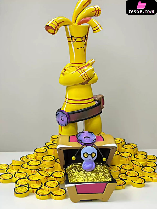 Pokémon Gholdengo & Gimmighoul GK Statue - Ymg Studio [Pre-Order] - Deposit / Hand-painted Color Color - Pokemon