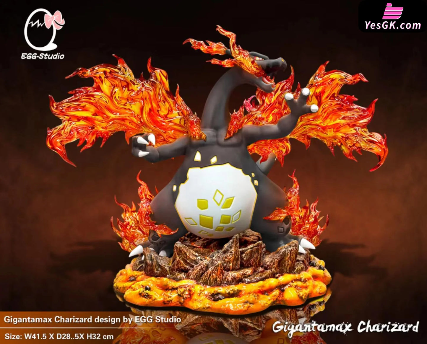 Pokémon Gigantamax Charizard Resin Statue - Egg Studio [Pre-Order] Deposit / Glitter-Color