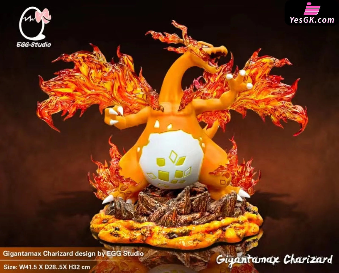 Pokémon Gigantamax Charizard Resin Statue - Egg Studio [Pre-Order] Deposit / Primary-Color