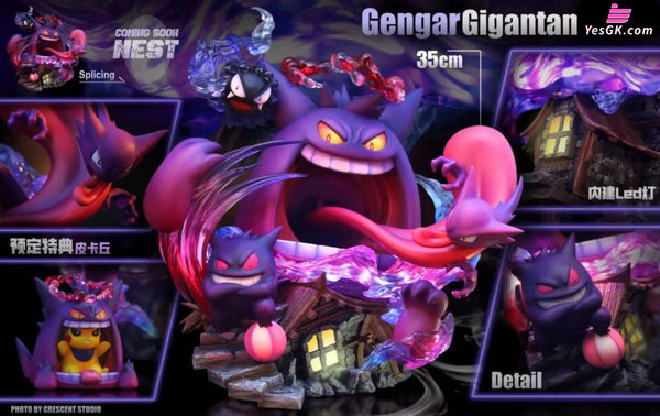 Pokemon Gigantamax Gengar GK Statue - Crescent Studio [In-Stock] - Pokemon
