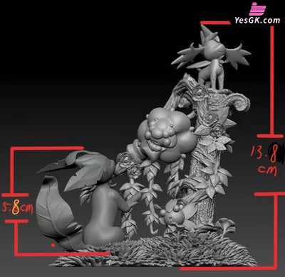 Pokemon Glaceon & Leafeon 1/15 GK Statue - Kipi Studio [In-Stock] - Pokemon