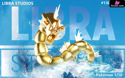 Pokémon Gold Series Gyarados Resin Statue - Libra Studio [Pre - Order] Deposit / Golden Color