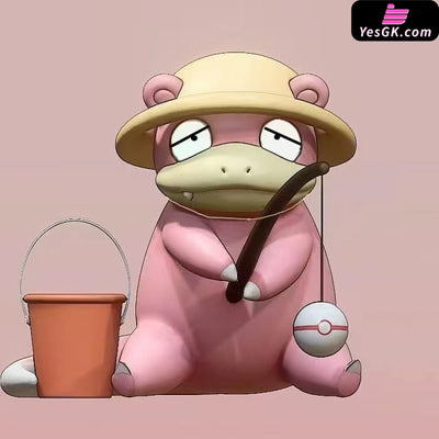 Pokémon Golduck Evolution Set & Fishing Psyduck + Camera Psyduck Set & Fishing Slowpoke GK Statue - Golden City Studio