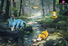 Pokémon Golduck Group Persian Garchomp Statue - G2 Studio & T1 [Pre-Order] Deposit / Primary-Color