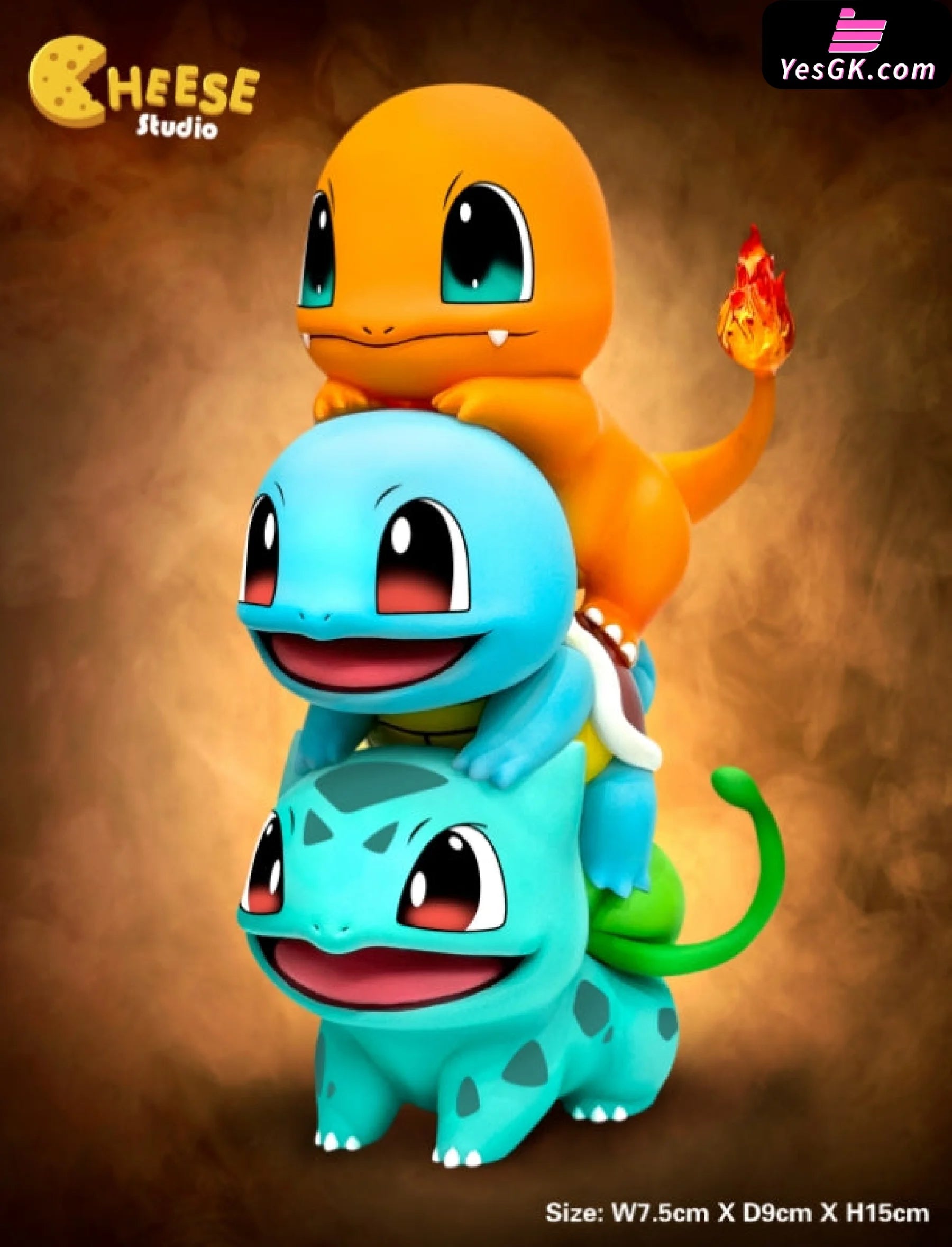 Pokémon Gosanke Jenga Resin Statue - Cheese Studio [Pre-Order]