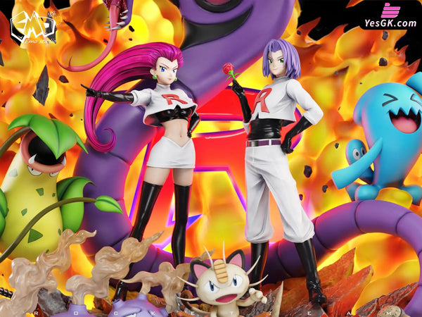 Pokemon Graduation Series #3 Team Rocket Statue - EMO Studio - Pokemon