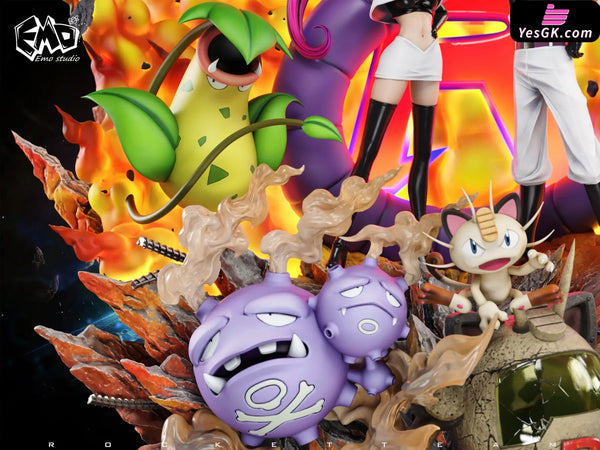 Pokemon Graduation Series #3 Team Rocket Statue - EMO Studio - Pokemon