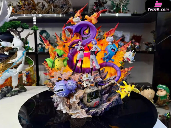 Pokemon Graduation Series #3 Team Rocket Statue - EMO Studio - Pokemon