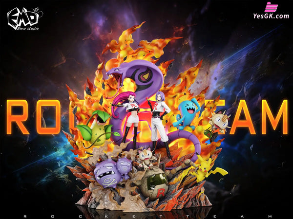 Pokemon Graduation Series #3 Team Rocket Statue - EMO Studio - Pokemon