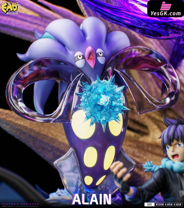 Pokemon Graduation Series #9 Alain Statue - EMO Studio - Pokemon