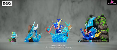 Pok¨¦Mon Greninja Evolution Set Statue - Q10 Studio [Pre-Order]