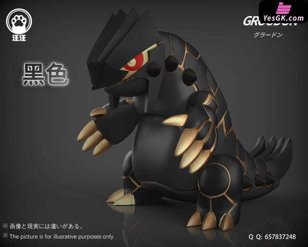 Pokémon Groudon Resin Statue - Wang Studio [Pre-Order] Deposit / Black Version