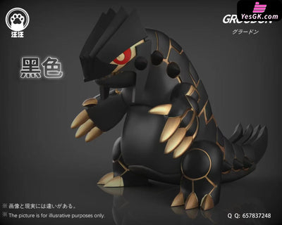 Pokémon Groudon Resin Statue - Wang Studio [Pre-Order] Deposit / Black Version