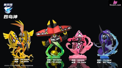 Pokémon Guardian deity Tapu Koko & Tapu Lele & Tapu Bulu & Tapu Fini GK Statue - Bao Feng Xue Studio [Pre-Order]