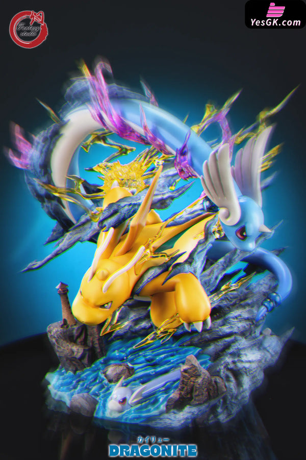 Pokémon-Gx #14 Dragonite Family Statue - Fantasy Studio [Pre-Order] Pokémon
