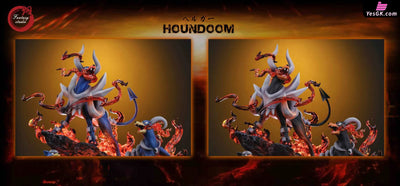 Pokemon GX Evolution Group #10 Houndoom Family GK Statue - Fantasy Studio [In-Stock] - Pokemon