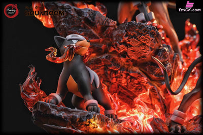 Pokemon GX Evolution Group #10 Houndoom Family GK Statue - Fantasy Studio [In-Stock] - Pokemon