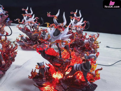 Pokemon GX Evolution Group #10 Houndoom Family GK Statue - Fantasy Studio [In-Stock] - Pokemon