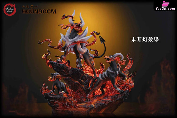 Pokemon GX Evolution Group #10 Houndoom Family GK Statue - Fantasy Studio [In-Stock] - Pokemon