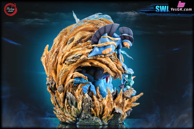 Pokémon Gx Evolution Series #13 Swampert Family Muddy Water Resin Statue - Fantasy Studio