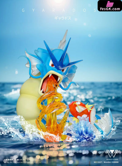Pokémon Gyarados Evolution Set Statue - Wonder Studio [Pre-Order] Full Payment / Primary Color