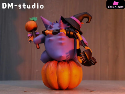 Pokémon Halloween Pumpkin Gengar Resin Statue - Dm Studio [In Stock]