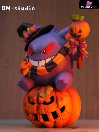 Pokémon Halloween Pumpkin Gengar Resin Statue - Dm Studio [In Stock]