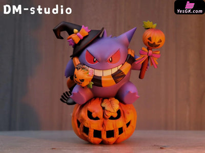 Pokémon Halloween Pumpkin Gengar Resin Statue - Dm Studio [In Stock]