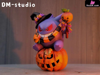 Pokémon Halloween Pumpkin Gengar Resin Statue - Dm Studio [In Stock]
