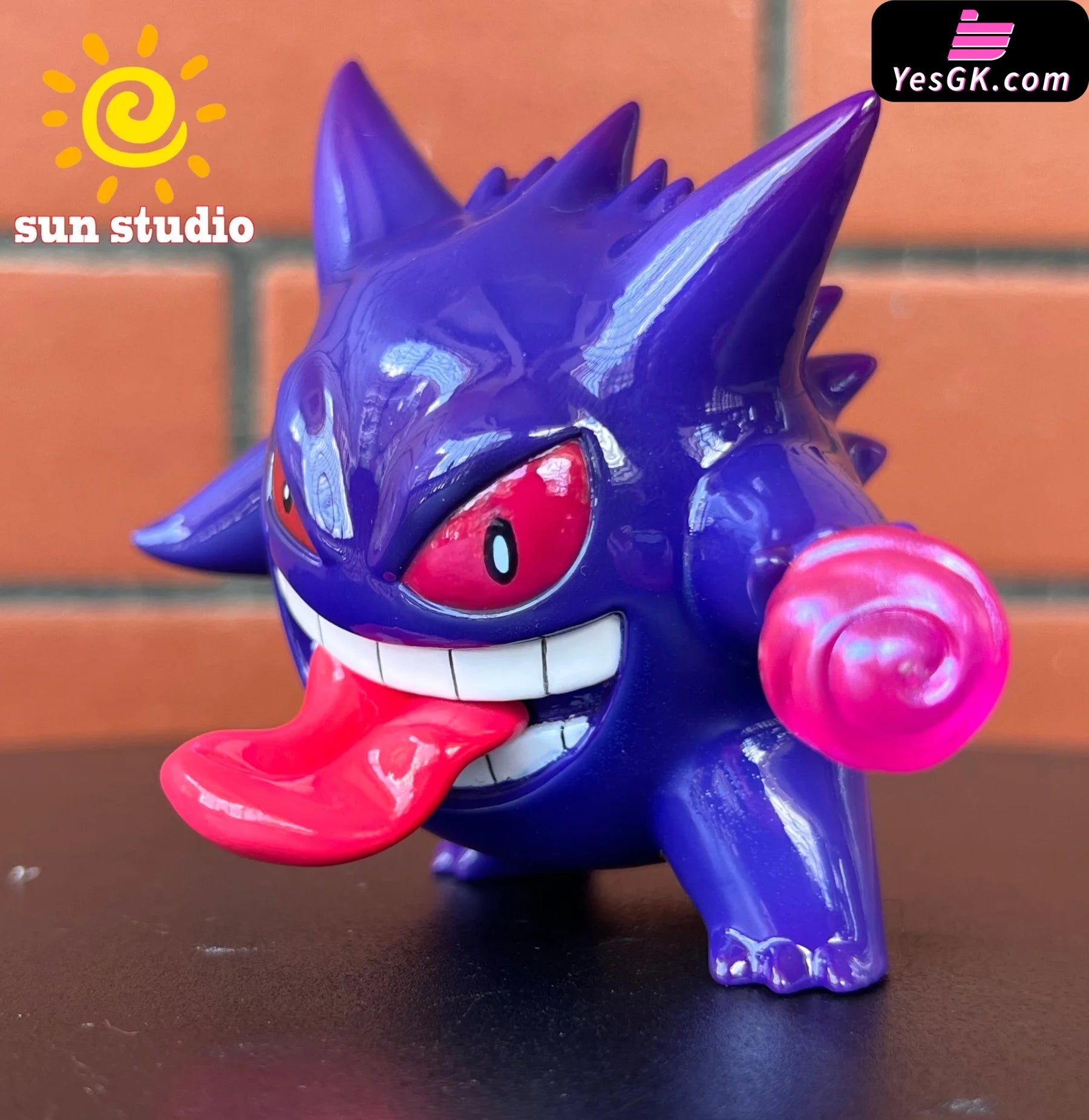 Pokémon Handball Gengar Open Mouth Gengar & Shut Mouth Gengar Statue ...