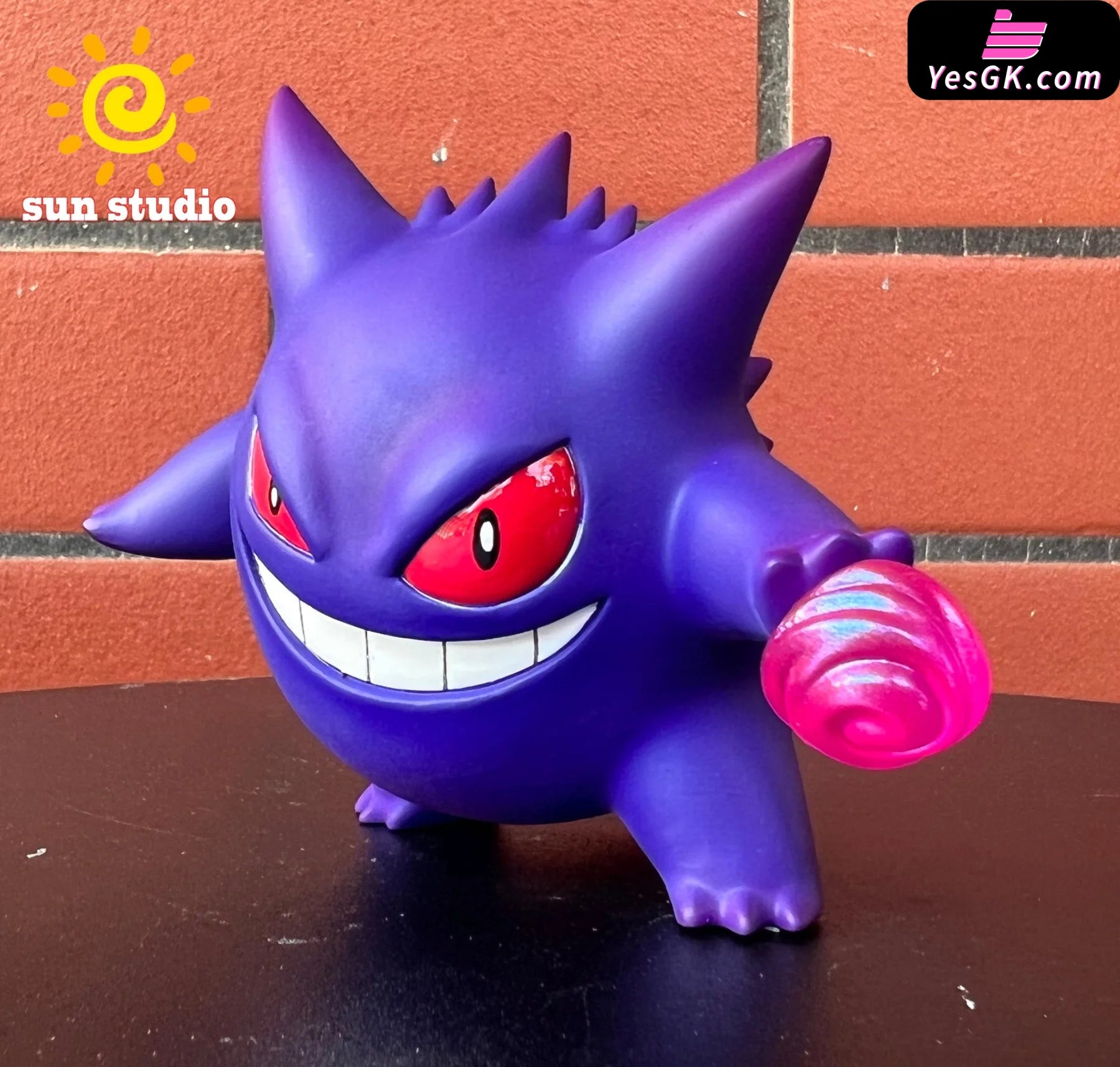 Pokémon Handball Gengar Open Mouth Gengar & Shut Mouth Gengar Statue ...