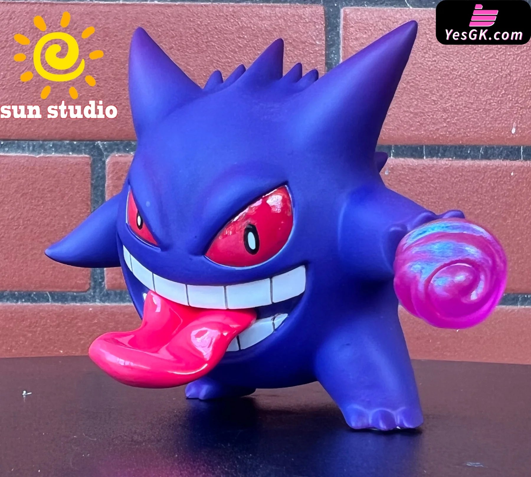 Pokémon Handball Gengar Open Mouth Gengar & Shut Mouth Gengar Statue ...