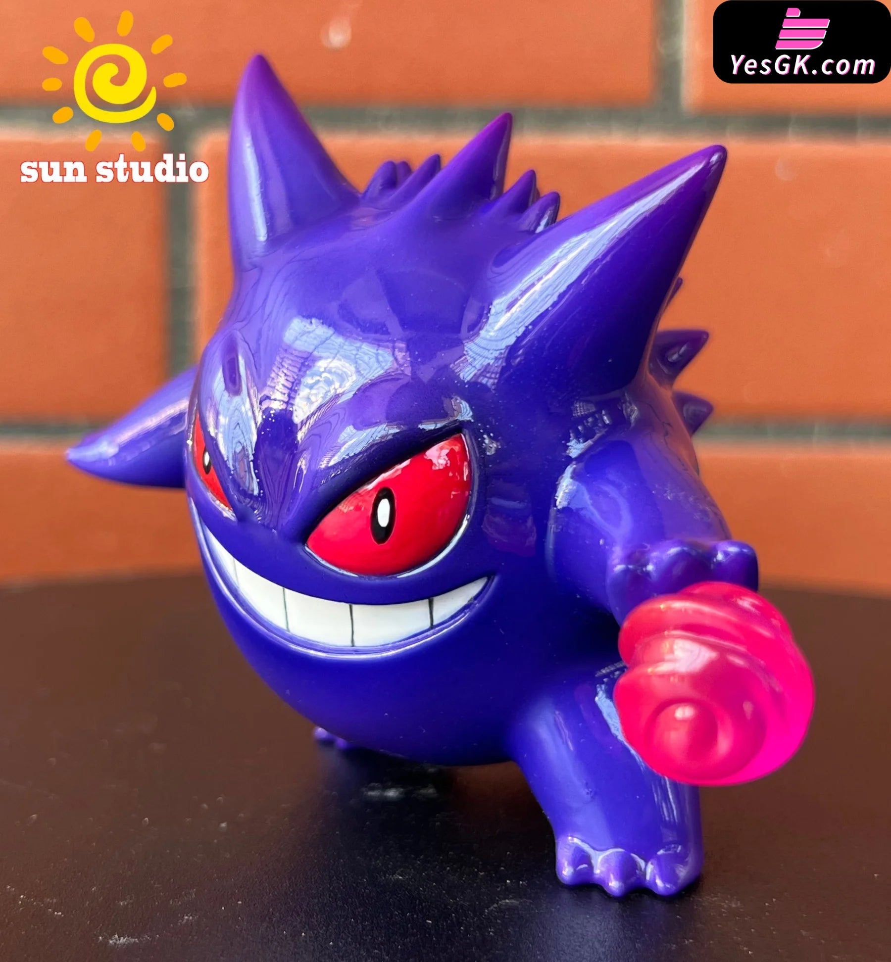 Pokémon Handball Gengar Open Mouth Gengar & Shut Mouth Gengar Statue ...