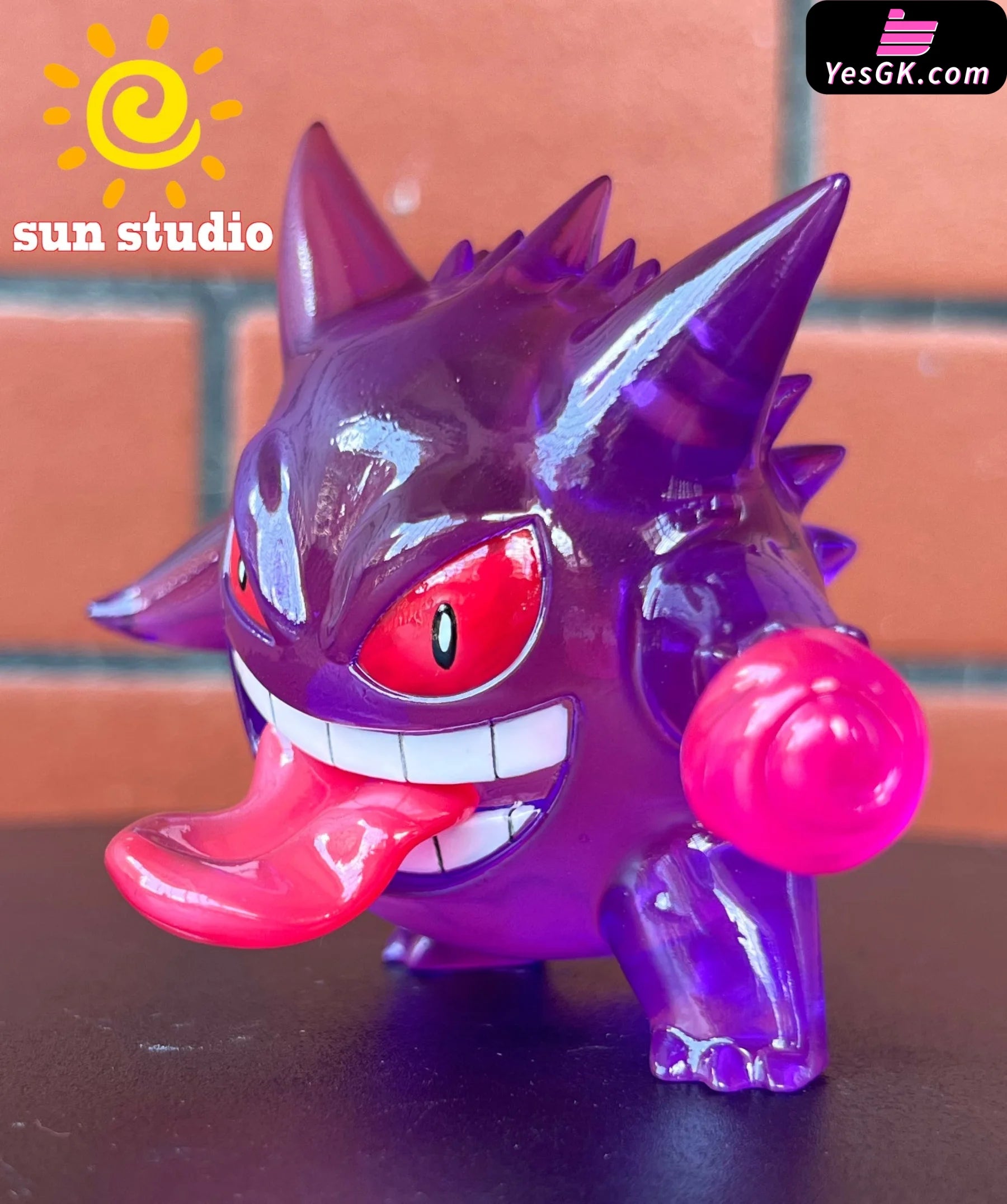 Pokémon Handball Gengar Open Mouth Gengar & Shut Mouth Gengar Statue ...