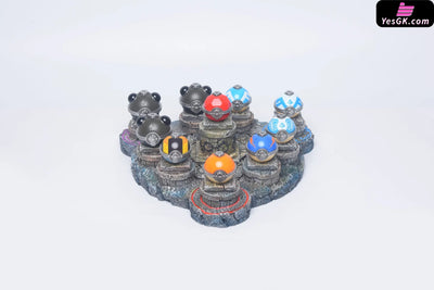 Pokémon Hisui Poké Ball GK Statue - Bai Jing Wu Studio [Pre-Order] Pokémon