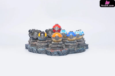 Pokémon Hisui Poké Ball GK Statue - Bai Jing Wu Studio [Pre-Order] Pokémon