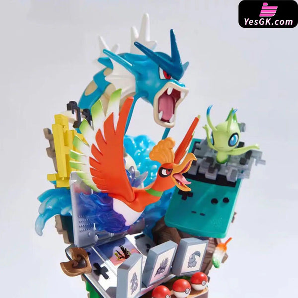Pokémon Ho-Oh & Gyarados Celebi Statue - Mfc Studio [In-Stock]