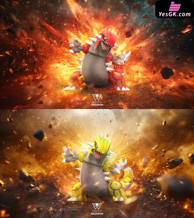 Pokémon Hoenn Region Three Gods Groudon & Kyogre & Rayquaza GK Statue - Wonder Studio [Pre-Order] Full Payment