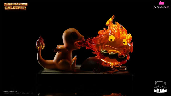 Pokémon & Howl’s Moving Castle Charmander & Calcifer GK Statue - MMLAND Studio [In-Stock] - Full Payment - Miyazaki