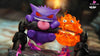 Pokémon & Howl’s Moving Castle Gengar and Calcifer Linkage GK Statue - MMLAND Studio [Pre-Order] Miyazaki Anime