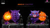 Pokémon & Howl’s Moving Castle Gengar and Calcifer Linkage GK Statue - MMLAND Studio [Pre-Order] Miyazaki Anime