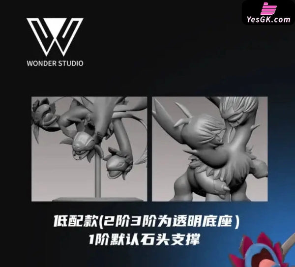 Pokemon Hydreigon Evolution Group Statue - Wonder Studio [In-Stock] - Full Payment / Original Color / Low Edition