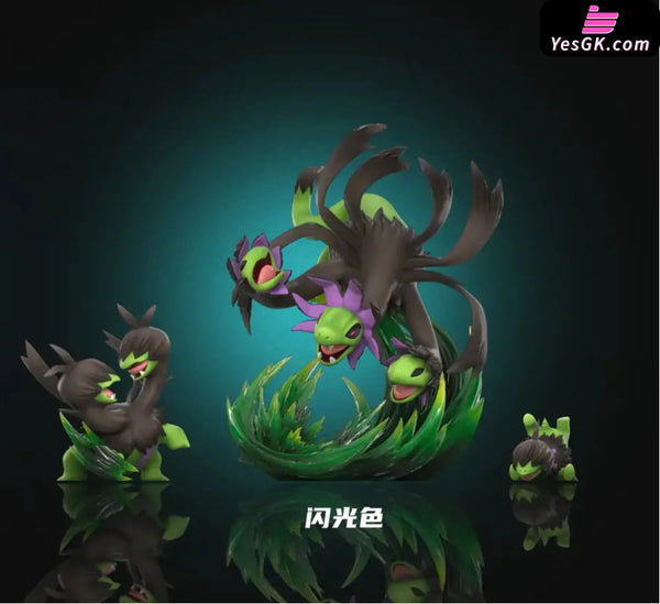 Pokemon Hydreigon Evolution Group Statue - Wonder Studio [In-Stock] - Full Payment / Shiny Color / High Edition