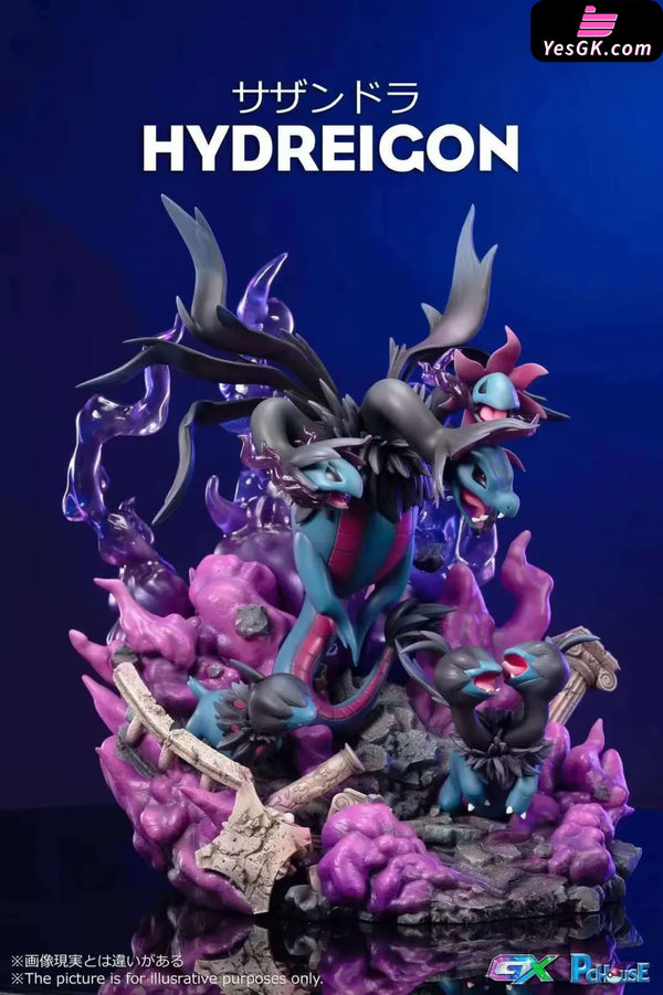 Pokemon Hydreigon Evolution Series GK Statue - Pc House Studio [In-Stock] - Full Payment - Pokemon