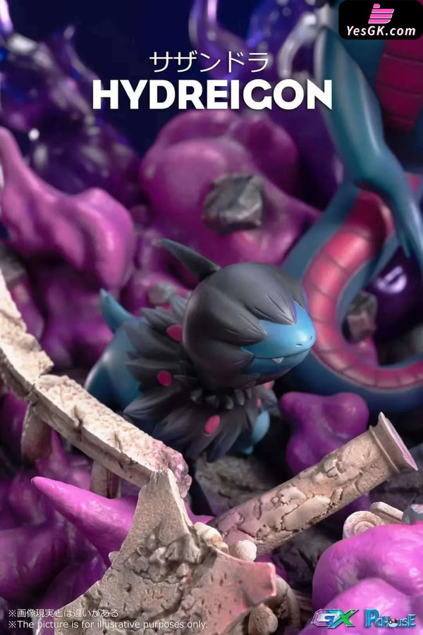 Pokemon Hydreigon Evolution Series GK Statue - Pc House Studio [In-Stock] - Full Payment - Pokemon
