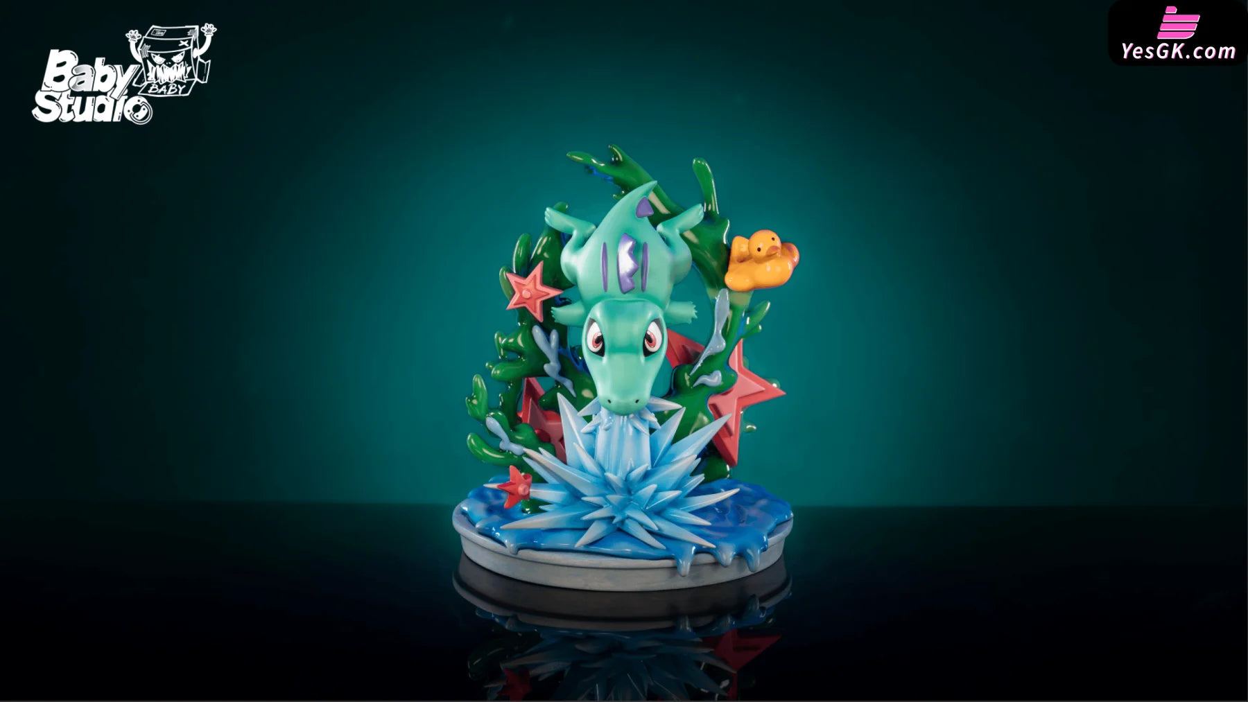Pokémon Hydro Pump & Totodile Statue - Baby Studio [Pre-Order] Deposit / Different Color Version