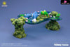 Pokémon Illustrated Book 120 Poliwrath Evolutionary Group Ecological Scale Scene Statue - Sun