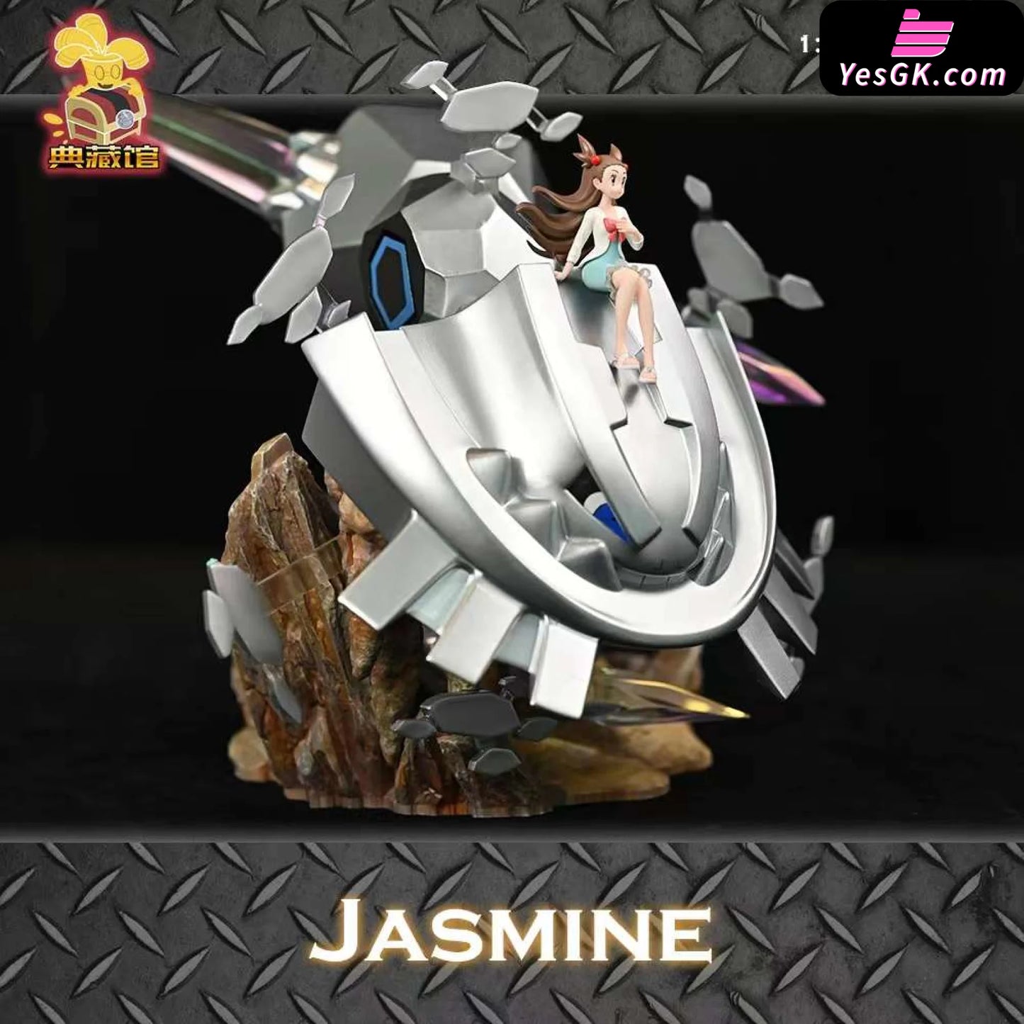 Pokémon Jasmine+Ampharos Statue - Dian Cang Guan Studio [Pre-Order]