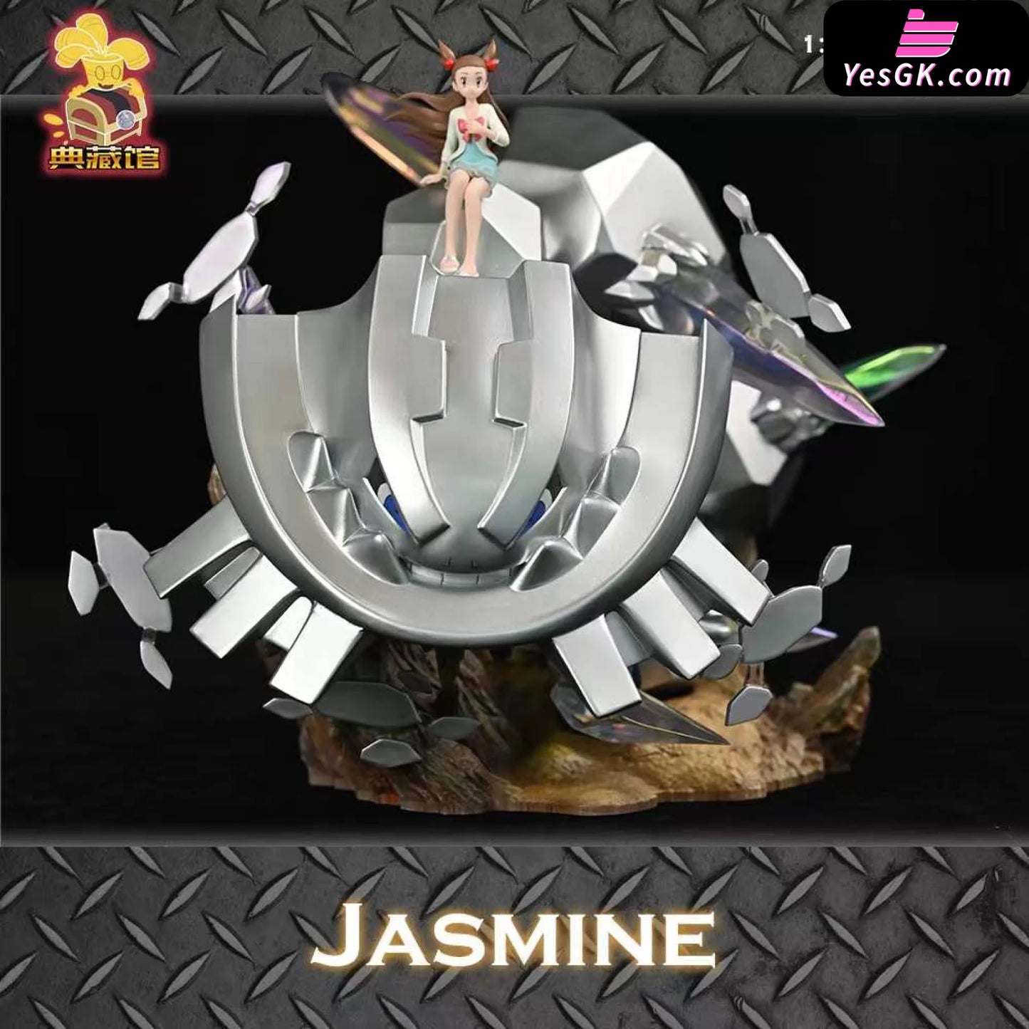 Pokémon Jasmine+Ampharos Statue - Dian Cang Guan Studio [Pre-Order]